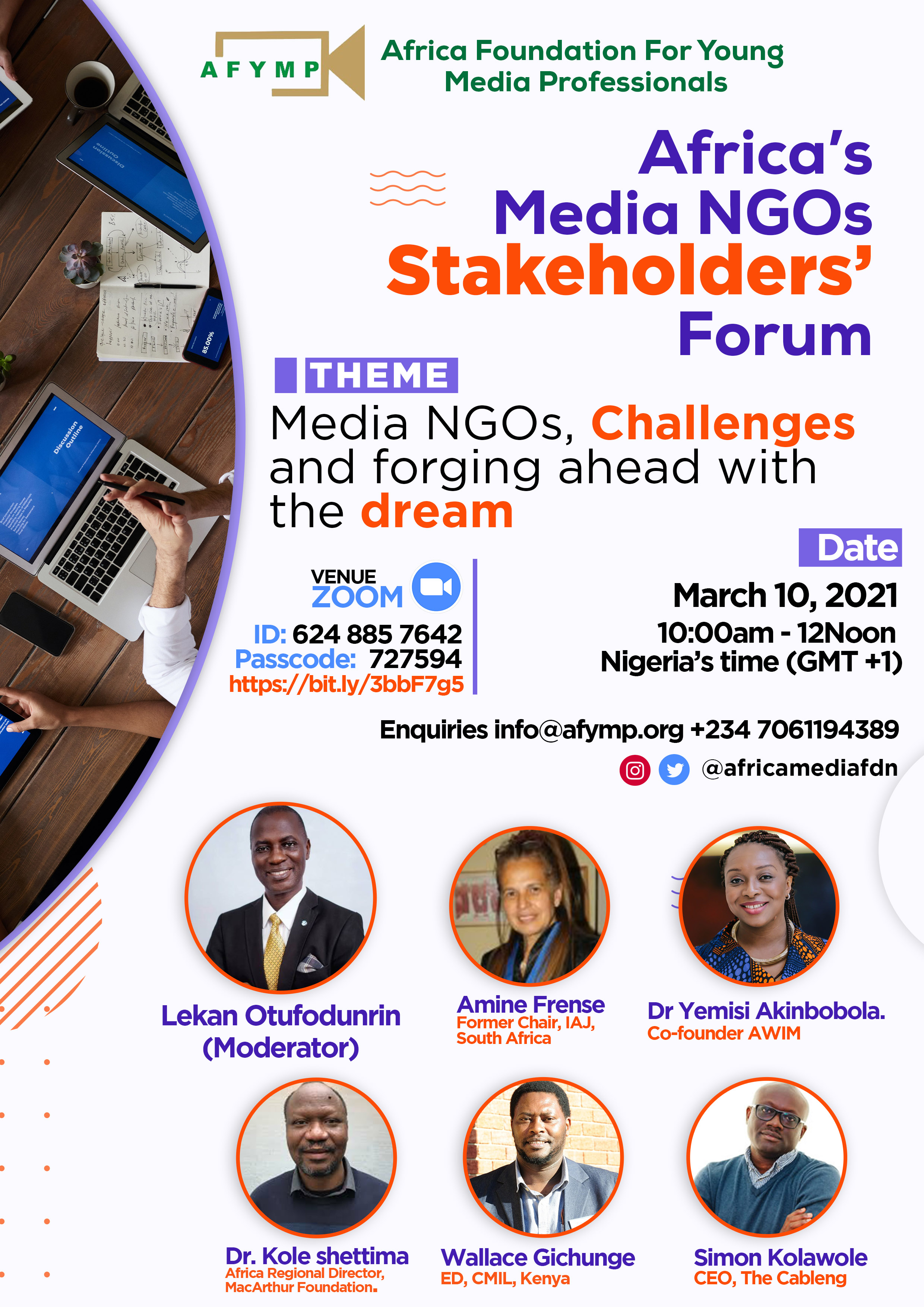 Africa's Media NGOs Stakeholders' Conference 2021, Media NGOs challenges in Africa